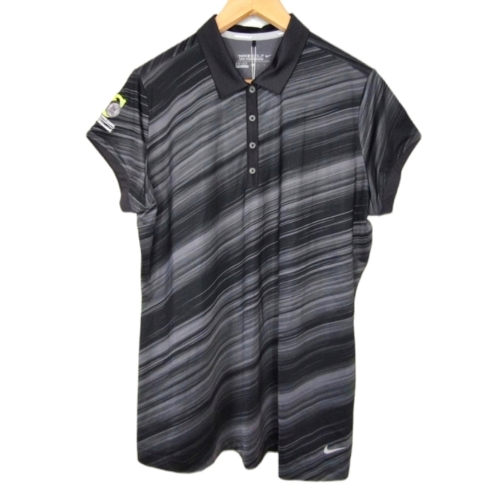 NWT Nike Gold Tour Performance Standard Fit Dri-Fit Shirt